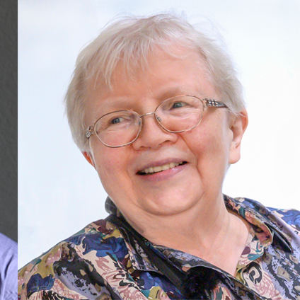 Foto Sabine Wunderlin und Luise F. Pusch. Fotos von Sabine Wunderlin